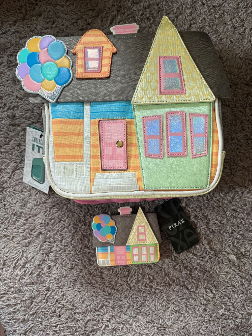 *new with tags* RARE wallet and bag combo pixar's Up Boxlunch bag